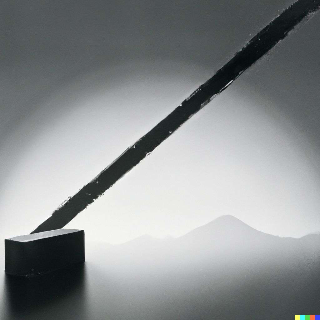 the discovery of gravity, photograph taken by Michael Kenna